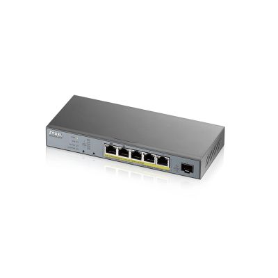 4. Zyxel GS1350-6HP 6p PoE Switch (PoE+: 3;PoE++: 2) 60W Managed Gigabit