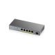 4. Zyxel GS1350-6HP 6p PoE Switch (PoE+: 3;PoE++: 2) 60W Managed Gigabit