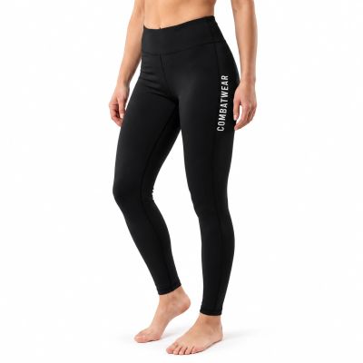 10. Women's long black COMBATWEAR leggings | DBX Bushido