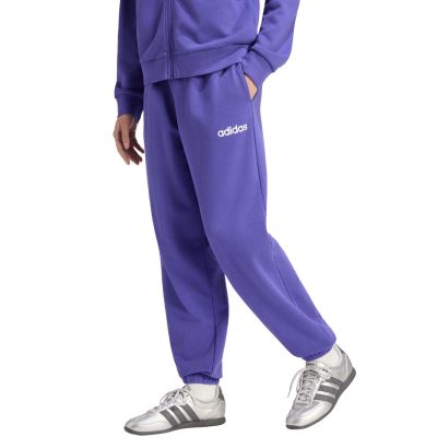 adidas Essentials Linear French Terry Cuffed Women's Pants Purple KF8363