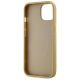 7. Karl Lagerfeld Wrinkled Metal Signature iPhone 15 Case - Gold