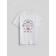 7. Men's regular printed T-shirt 4F 4FRAW26TTSHM4470-10S