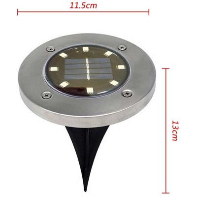 31. SOLAR LAMP 8 LED SMD FOR DRIVE INTO THE GROUND, SET OF 4 PCS