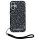 2. Karl Lagerfeld Zebra With Cord iPhone 16 Plus Case - Purple