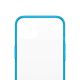 3. PanzerGlass ClearCase antibacterial case with Military Grade certificate for iPhone 13 / 14 / 15 - transparent blue
