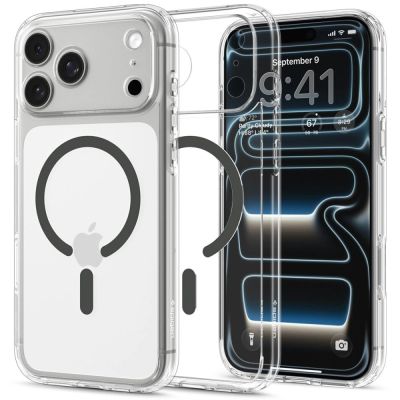 Spigen Ultra Hybrid MagSafe Case for iPhone 18 Pro Max / 17 Pro Max - Clear Graphite