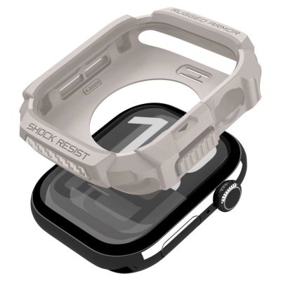 9. Spigen Rugged Armor Case for Apple Watch 42mm - Beige