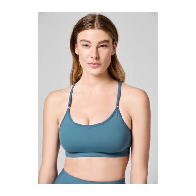 3. CASALL Strappy Sports Bra Blue