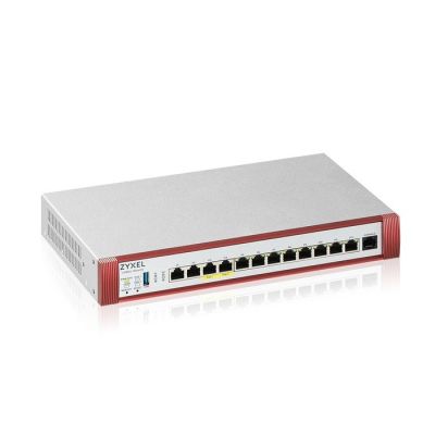 2. Firewall Zyxel USGFLEX500H bundle (+1 YR Gold Security Pack) 12xWAN/LAN SPI firewall: 10000 Mbps Max. IPsec VPN: 300