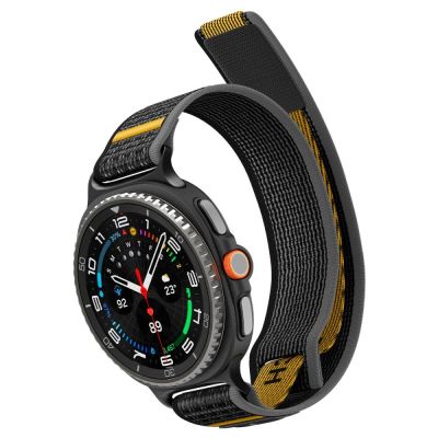 11. Spigen Athlex Air Strap for Samsung Galaxy Watch 40/44/46mm - Black and Yellow