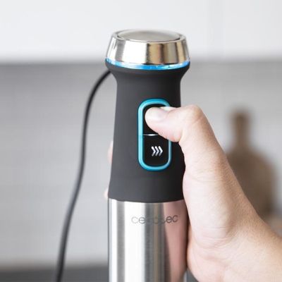 9. Cecotec Power TitanBlack 1200 XL 0.8 l Immersion Blender 1200 W Black, Silver