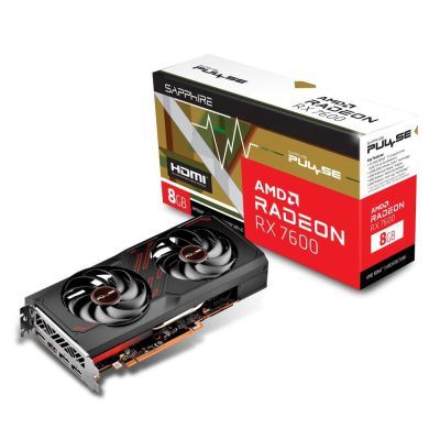 14. SAPPHIRE Radeon RX 7600 PULSE Gaming OC 8GB Graphics Card