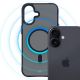 5. 3mk Smoke MagCase for iPhone 17 - Black Semi-Transparent