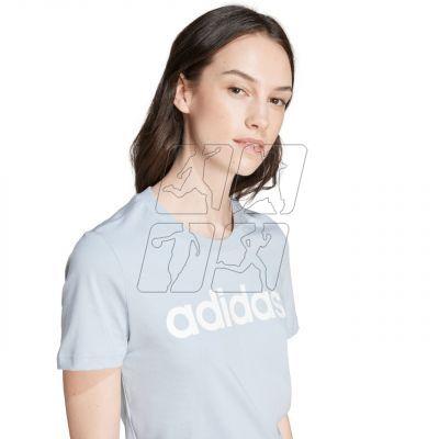 5. adidas Loungewear Essentials Slim Logo Tee W IY9188