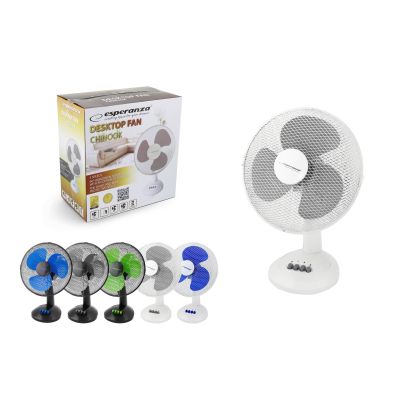 3. Esperanza Chinnok EHF003WE desk fan (white, gray)