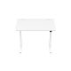 6. Huzaro Hero 7.9 White Electric Desk