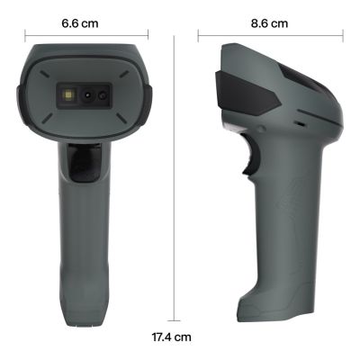 5. Safescan 310-W Handheld 1D/2D CMOS Barcode Scanner Black, Gray