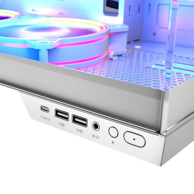 5. MODECOM VOLCNO PANORAMA APEX ARGB 5F MIDI WHITE CASE