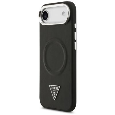 2. Guess Triangle Logo MagSafe Case for iPhone Air - Black