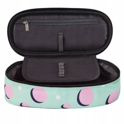 2. Incood Pink Dots School Pencil Case - 0002-0014