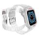 3. Protect Strap Band for Apple Watch 38/40/41mm Armored Case Strap - Transparent