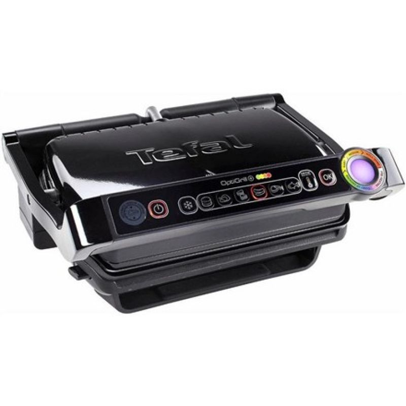 Tefal OptiGrill+ GC 714834 Electric Grill (Baking pan; foldable; 2000W; black)