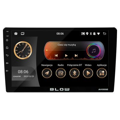 BLOW RADIO AVH-9992 2DIN 9" ANDROID/WIFI/GPS/ CARP