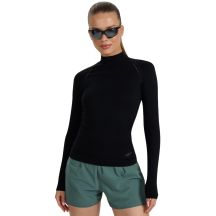 Women's longsleeve t-shirt 4F F419 deep black 4FWAW25TFLOF419 20S