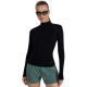 Women's longsleeve t-shirt 4F F419 deep black 4FWAW25TFLOF419 20S