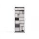 7. CLOSED SHELVING OLIV 2D ANTHRACITE/WHITE SET