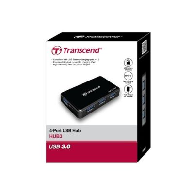 2. HUB I/O USB3 4PORT TS-HUB3K TRANSCEND