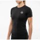 Women's Black Combat T-Shirt Rashguard | DBX Bushido