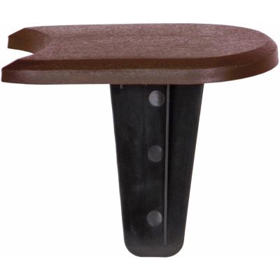 GARDEN PALISADE EDGE FLAT CUBE 3.8M BROWN