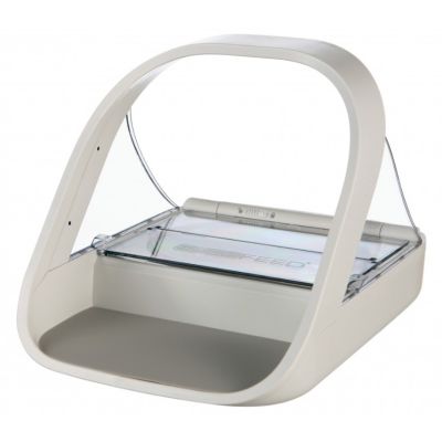 3. SureFlap MPF001 Dog or Cat Feeder/Water Plastic White Dog Automatic Pet Feeder