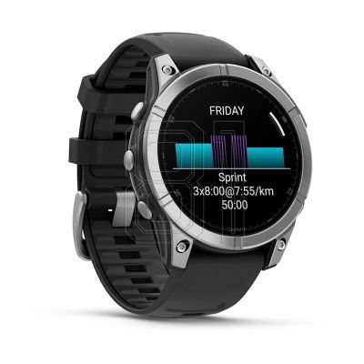 2. Garmin Fenix E stainless steel watch 010-03025-00
