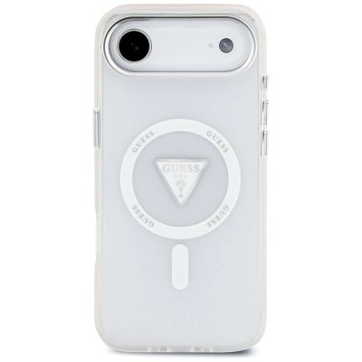 2. Guess IML Gradient Triangle Logo MagSafe Case for iPhone Air - Clear