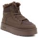 5. Women's brown Big Star platform snow boots UU274168