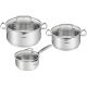 3. TEFAL Duetto+ pot set 6 pieces G719S674