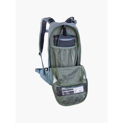 2. EVOC Stage 6 Hydration Bladder 2 Backpack with Water Reservoir, Stone - Steel