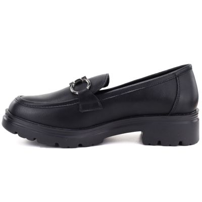 3. Women's leather lords shoes black Jezzi JH03-2