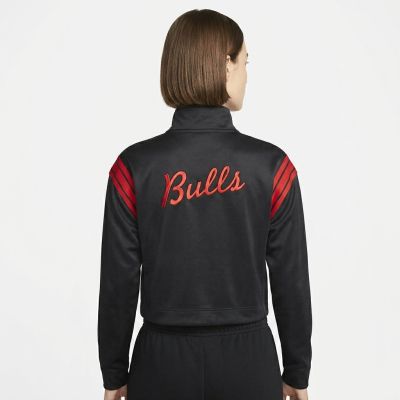 5. Nike Chicago Bulls Courtside 75 Tracksuit Jacket Wmns Black/University Red/Black - DB1394-010