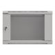 18. Lanberg 19" 6U 540x350 gray glass door wall-mounted rack cabinet (Flat Pack)