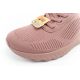15. Skechers Bobs Squad-Chaos women's comfortable SLIP-INS sports shoes pink