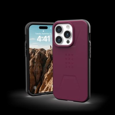 2. UAG Civilian MagSafe case for iPhone 15 Pro - purple