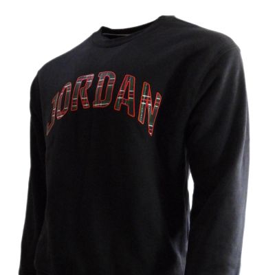3. Men's Air Jordan Essentials Black Sports Sweatshirt - FV7460-010