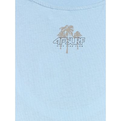 7. Men's regular printed T-shirt 4F 4FRSS26TTSHM4298-34S