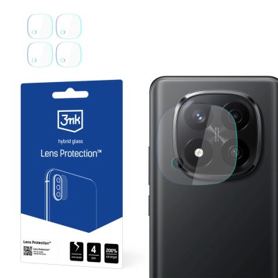 Hybrid Glass for Camera Lens 3mk Lens Protection for Xiaomi Redmi Note 14 Pro+