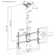 4. Maclean TV ceiling mount, max. load 60kg, 43-86", max. VESA 600x400, MC-112 B