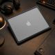 8. Tech-Protect Velar Case for MacBook Air 13" 2023 / 2024 / 2025 / 2026 - Transparent Black
