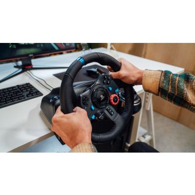 5. Logitech G 941-000113 Game Controller Black USB Steering Wheel + Pedals Analog/Digital PC, PlayStation 4, PlayStation 5, Playstation 3